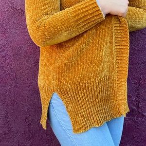 Mustard Chenille Sweater